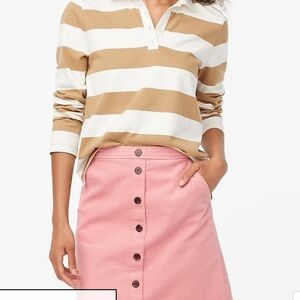 Jcrew factory Corduroy button-front mini skirt
Item BA838 IN GREY